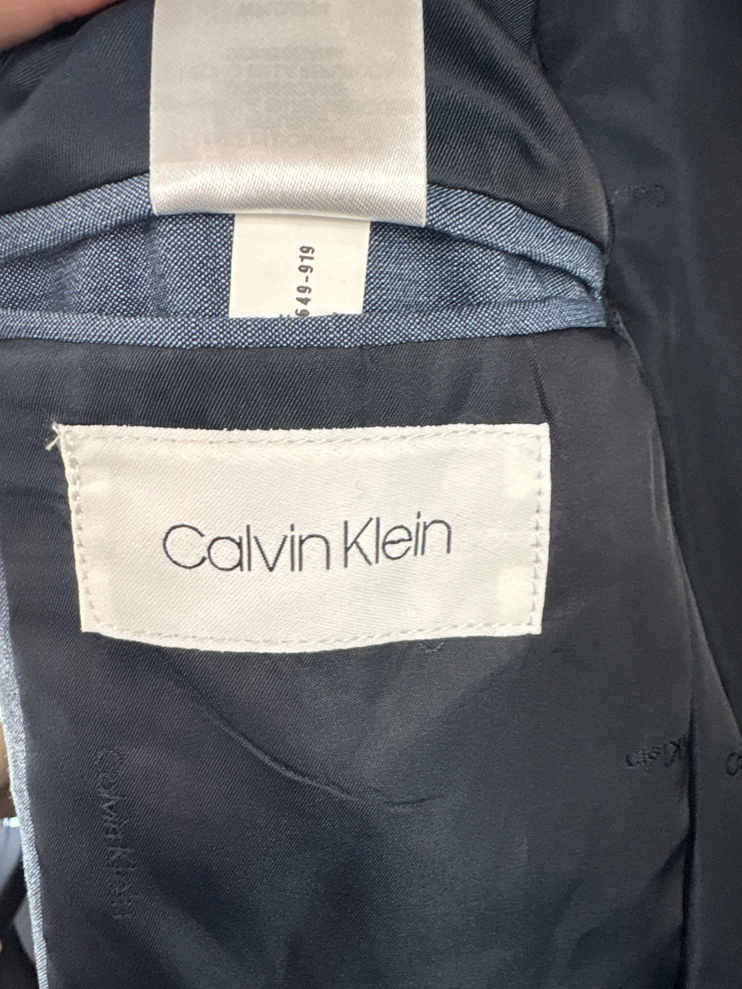 Men’s Calvin Klein Size 16 Grayish Blue Suit Jacket