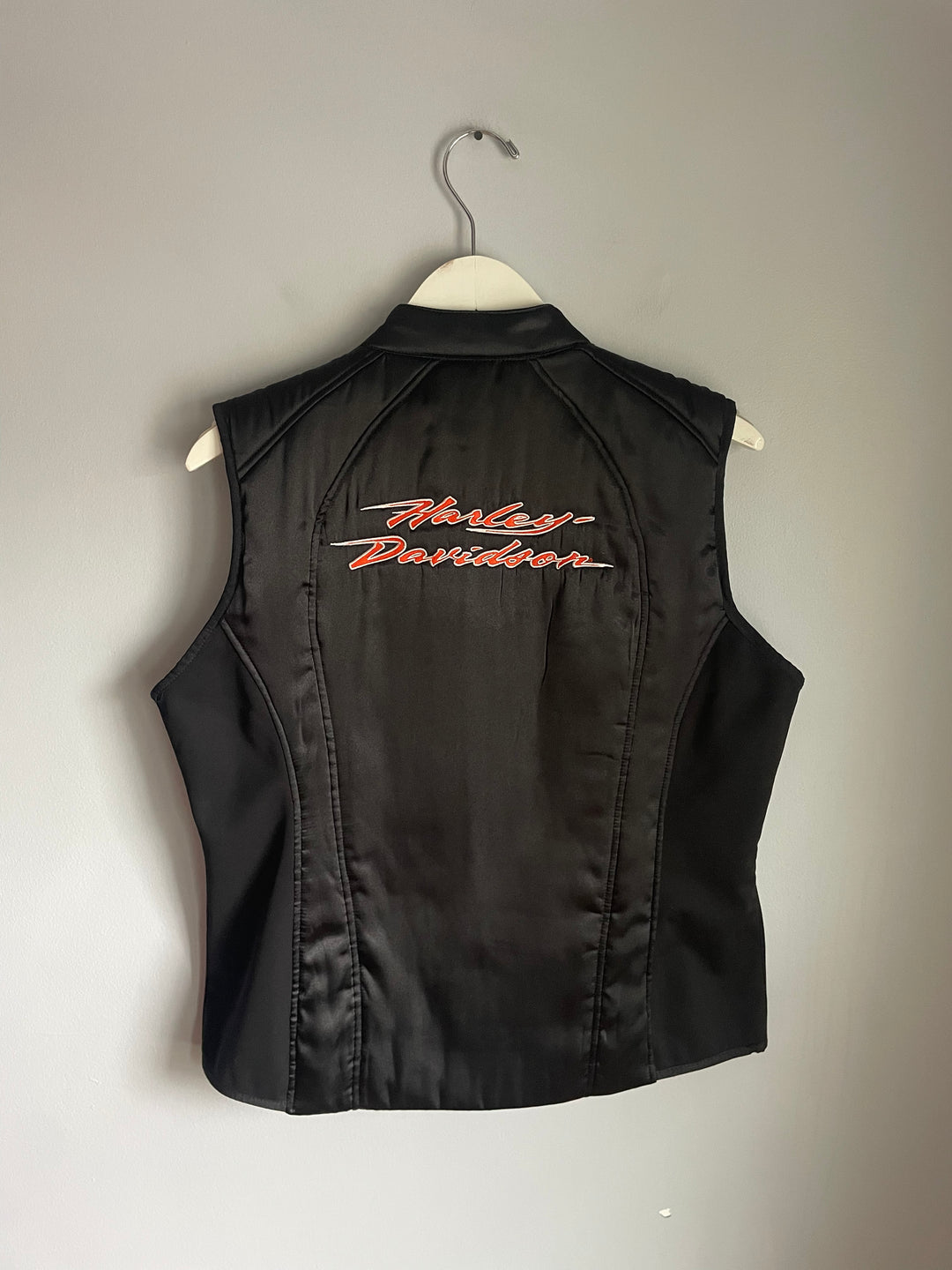 Harley Davidson Riding Gear Womens Insulated Thinsulate Vest Black Sz L