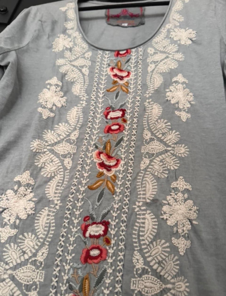 Johnny Was Long Sleeve Tunic Top