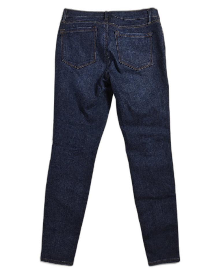 Womens LOFT Legging Jeans Dark Wash Size 29/8