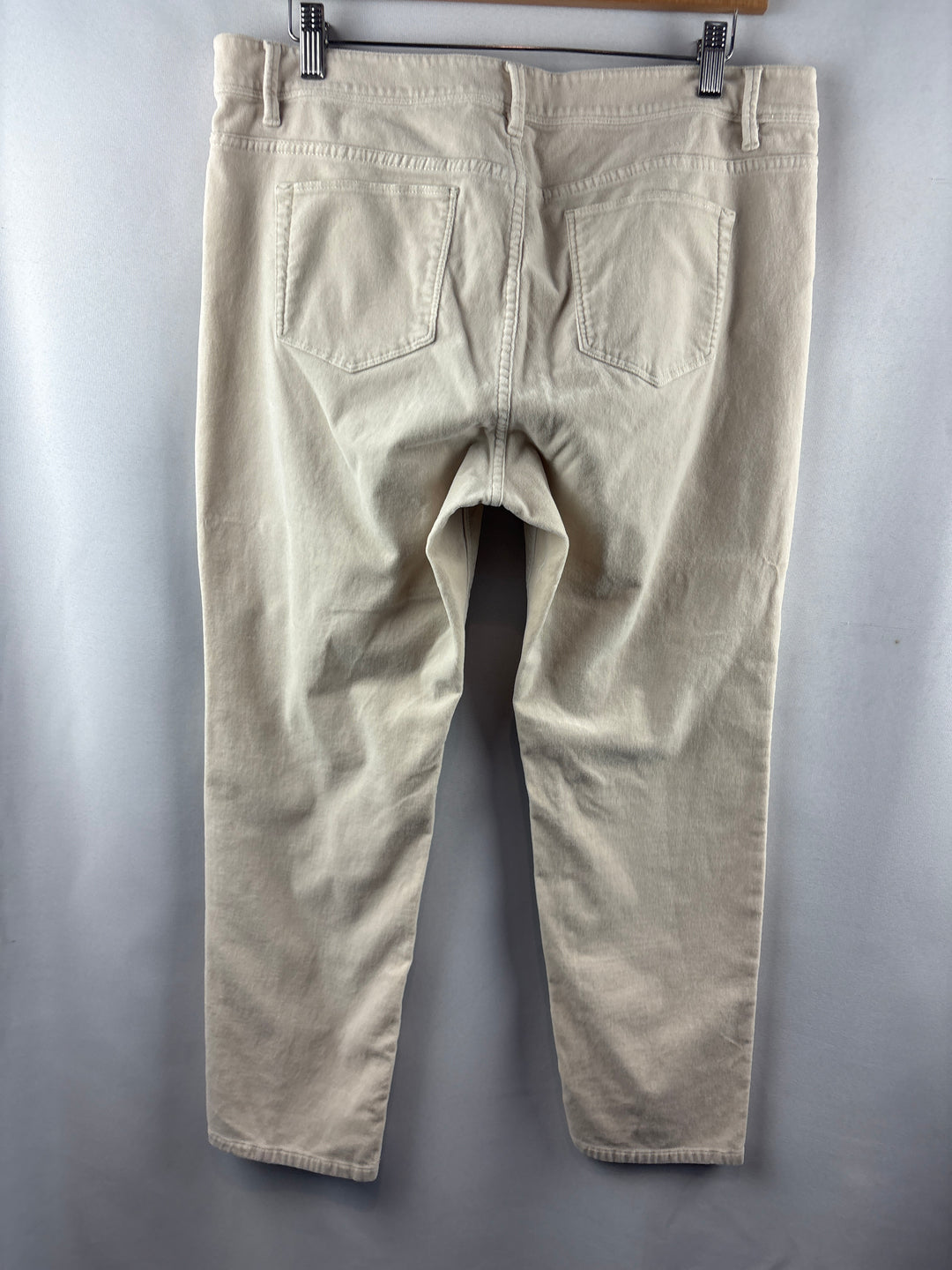 Women’s J.Jill Size 14 Khaki Corduroy Straight Leg Pants