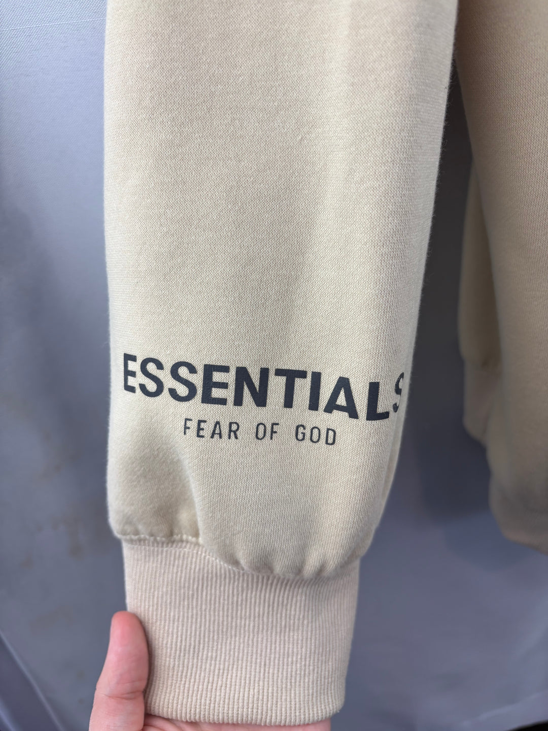 Women’s Essentials XL Tan Logo Hoodie