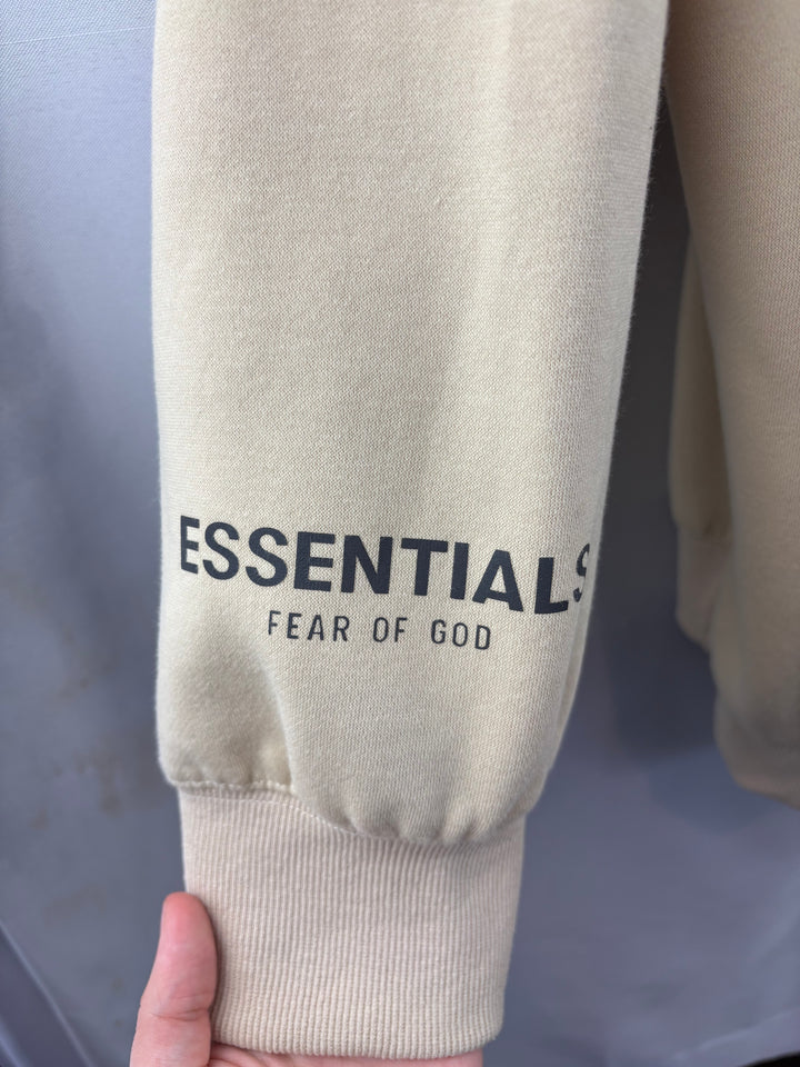 Women’s Essentials XL Tan Logo Hoodie
