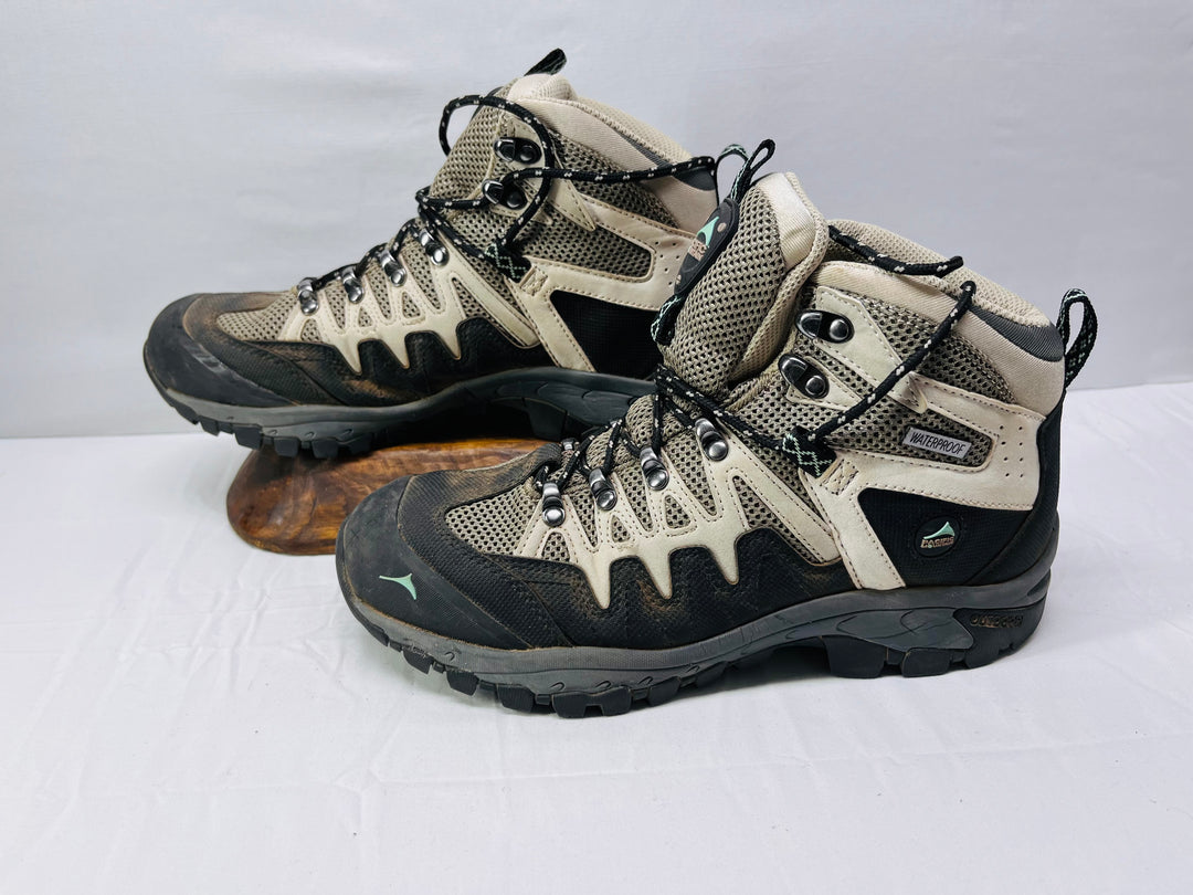 Pacific Mountain Emmons Hiking Boots Women's Waterproof Trail Outdoor Boots Size 9