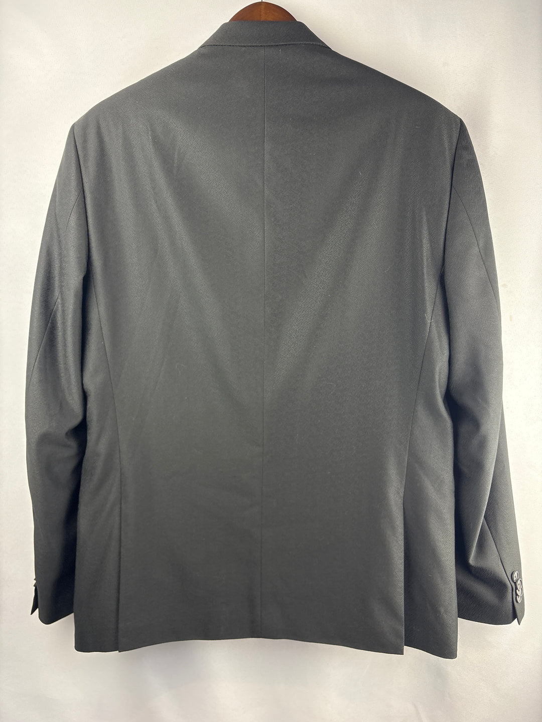 Men’s Kenneth Cole Size 46L Black Suit Jacket