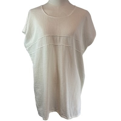 Women’s Crème Cotton T-Shirt – Size L