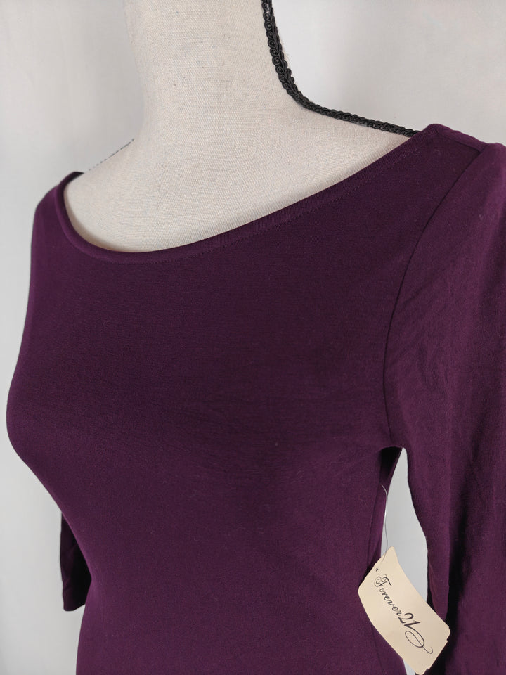 Women Forever 21 Bodycon Dress Purple Size M NWT