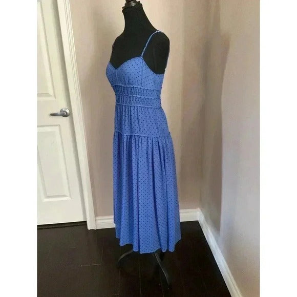 La Mason Talulah Blue Poke-a-Dot Dress