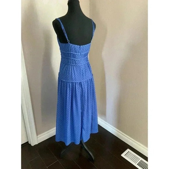 La Mason Talulah Blue Poke-a-Dot Dress