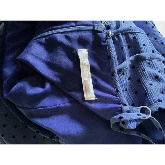 La Mason Talulah Blue Poke-a-Dot Dress