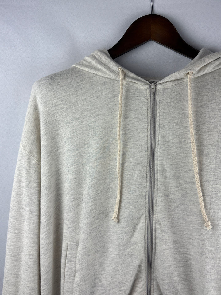 Women’s American Vintage XS/S Cream Zip Hoodie