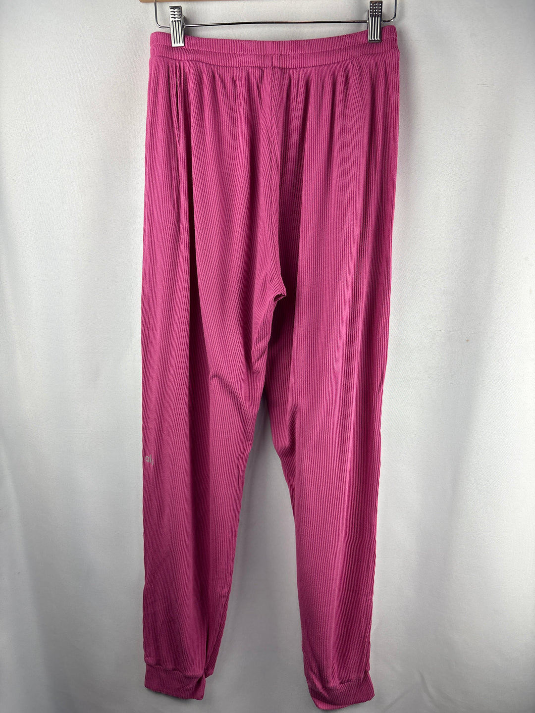 Women’s Alo Yoga Small Mauvish Pink Ribbed Pants