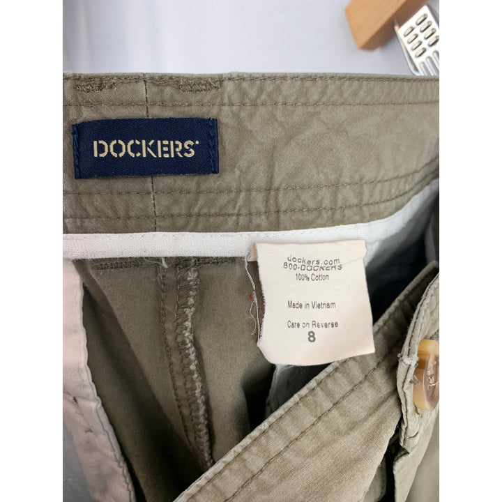 Dockers Womens Khaki Cargo Pants Size 8