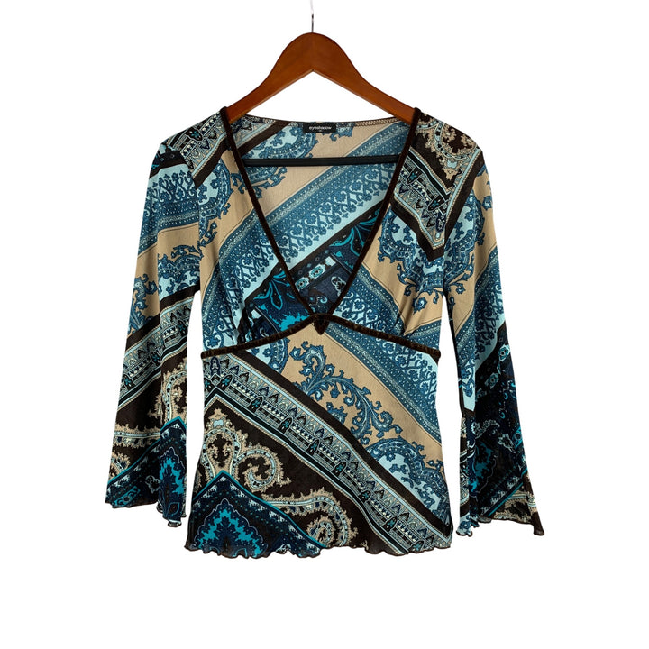 Eyeshadow Womens Bohemian Paisley Top Medium