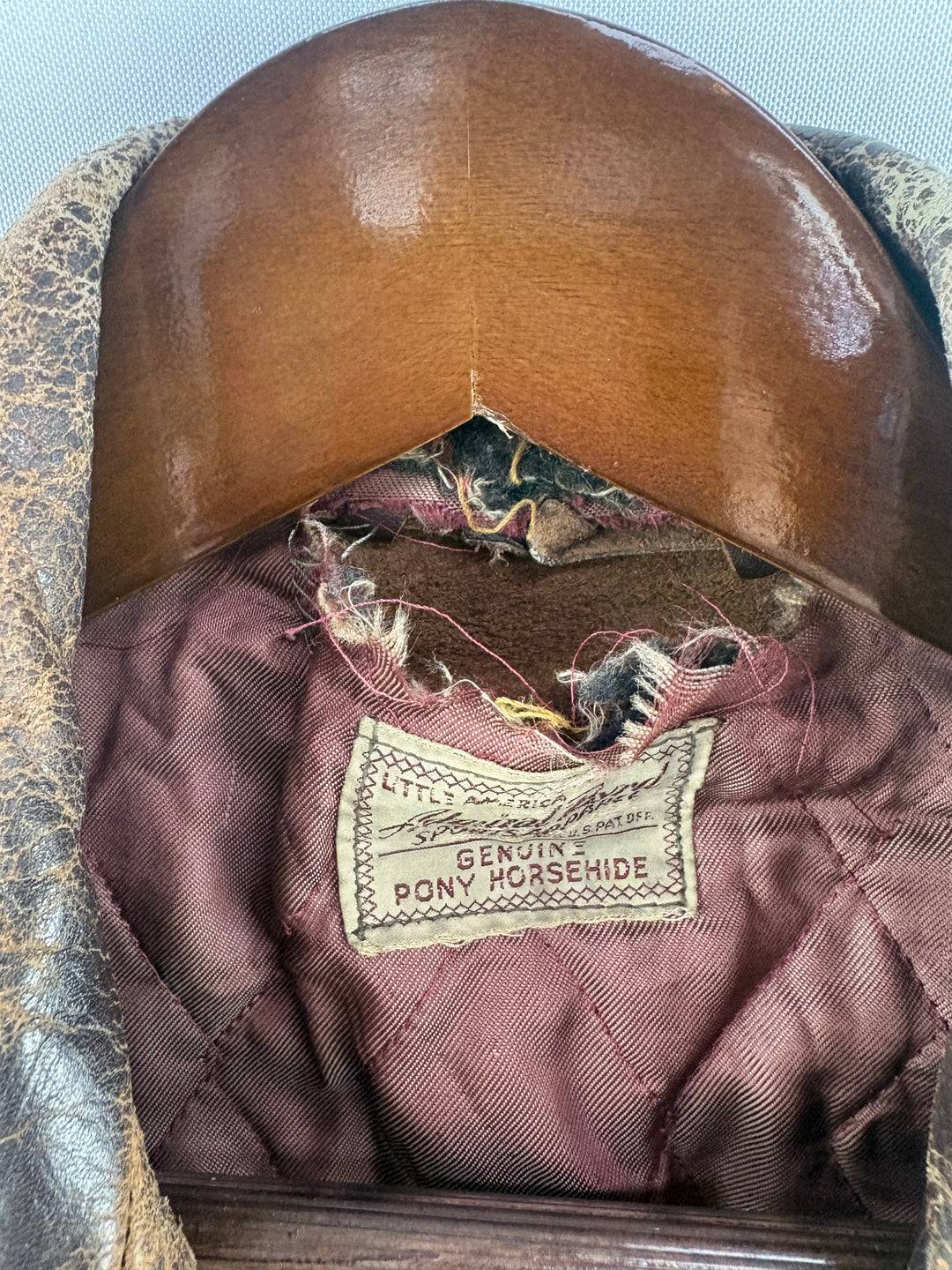 Men’s Admiral Byrd Large Vintage 1940’s-50’s Brown Leather Jacket