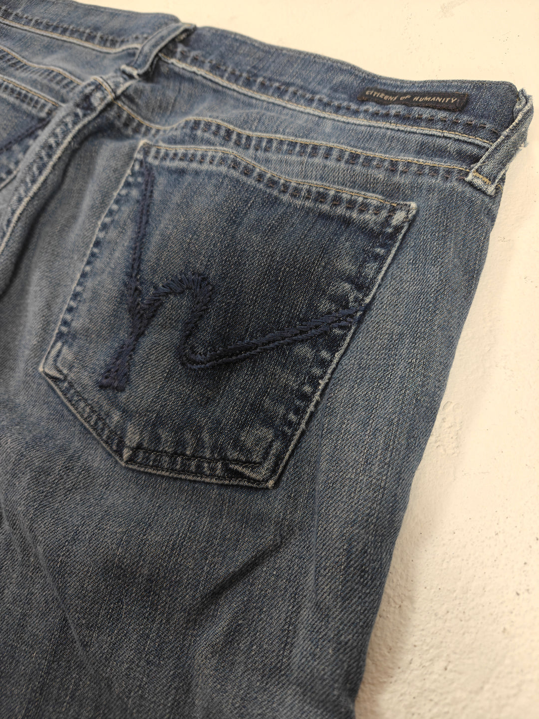 Mens Citizens of Humanity Straight Leg Jeans Blue Size 30