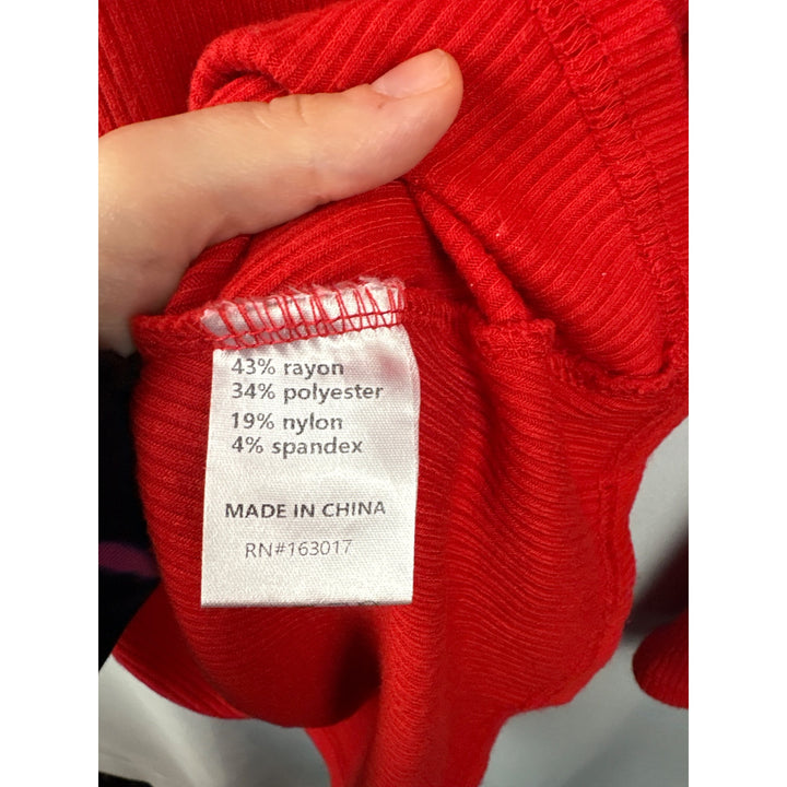 Women’s Princess Polly Size 4 Red Long Bell Sleeved Mini Dress