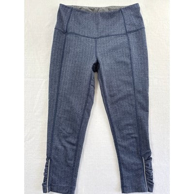 Women’s Mondetta Blue Patterned Leggings Sz S