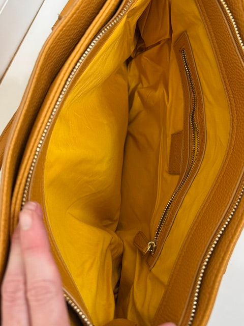 Tactica Elegant Protection Concealed Carry Satchel Butterscotch NWOT