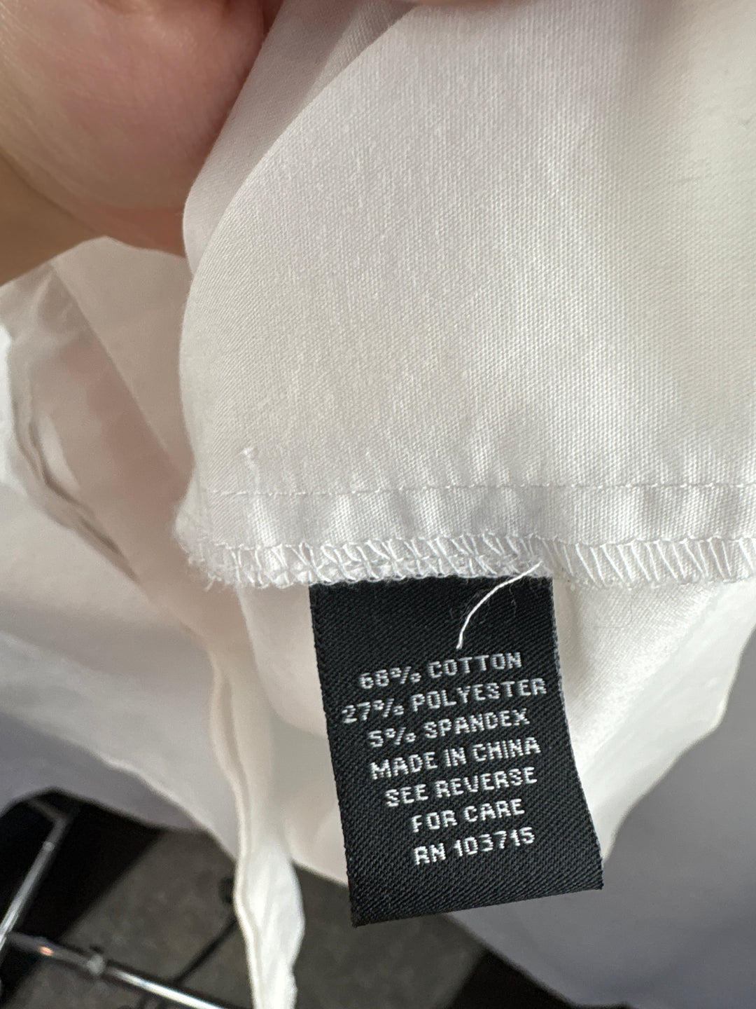 Women’s Zac &amp; Rachel Size 2X White Oversized Button Up