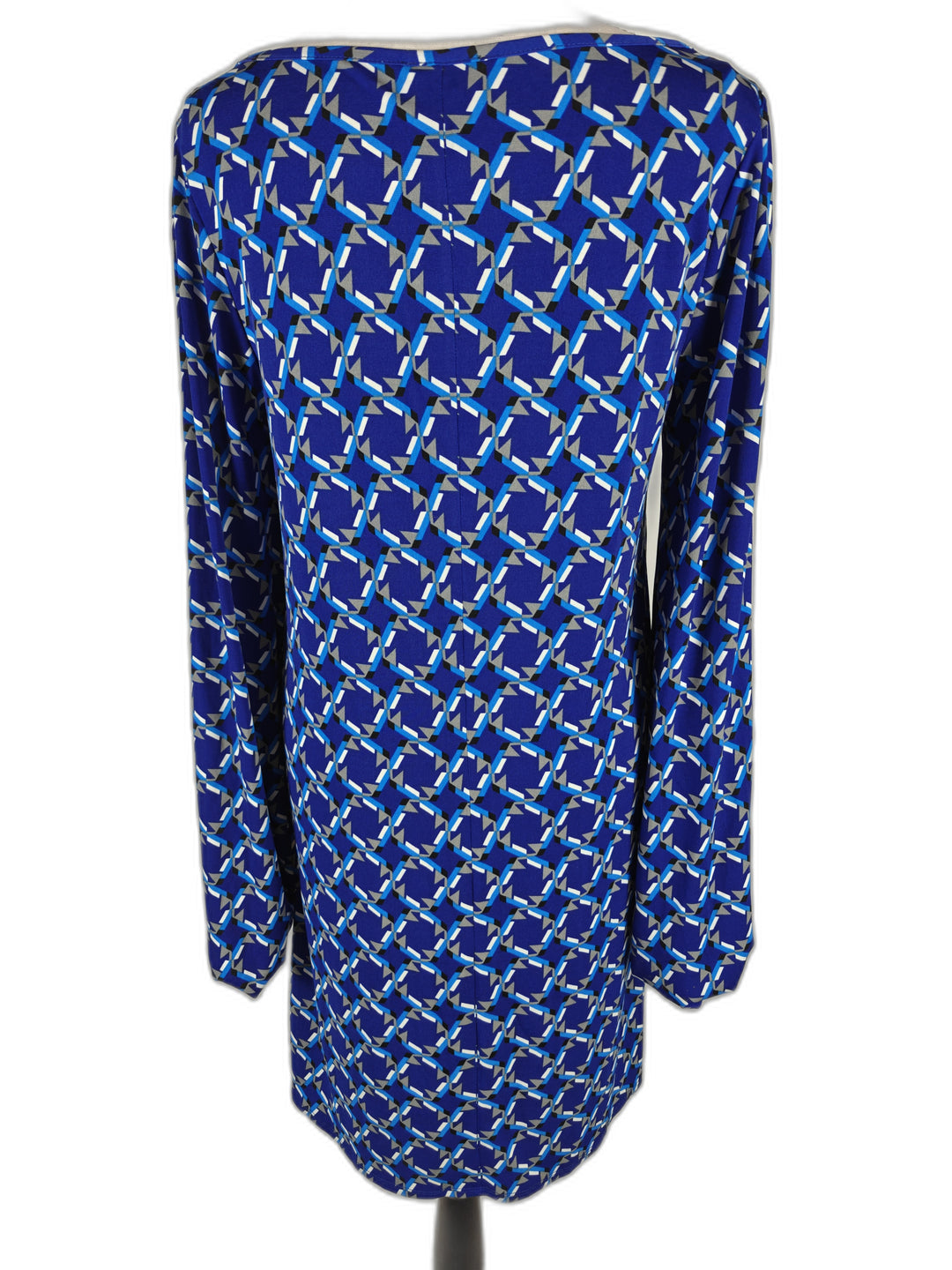 Women’s Laundry by Design Geometric Print Dress Blue Size Small