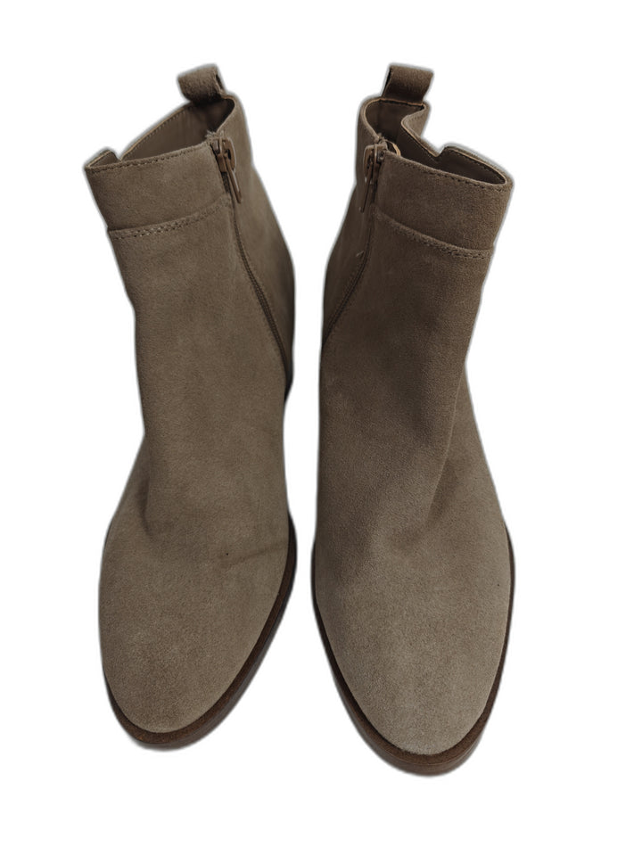 Womens Gap Ankle Boots Taupe Suede Size 9