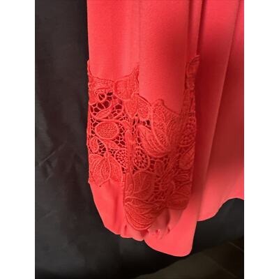 Dennis By Dennis Basso Lace Detail, Balloon Sleeve Top, Res Blouse Sz 3X