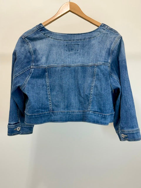 Torrid Crop Soft Jean Jacket Sz1X/14–16