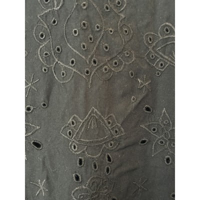 Women’s Dancing Gecko Black Embroidered Tank Top Sz XL