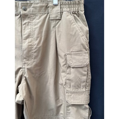 Propper Mens Tactical Cargo Pants 40/32 Khaki Relaxed Fit Polyester/Cotton