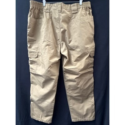 Propper Mens Tactical Cargo Pants 40/32 Khaki Relaxed Fit Polyester/Cotton