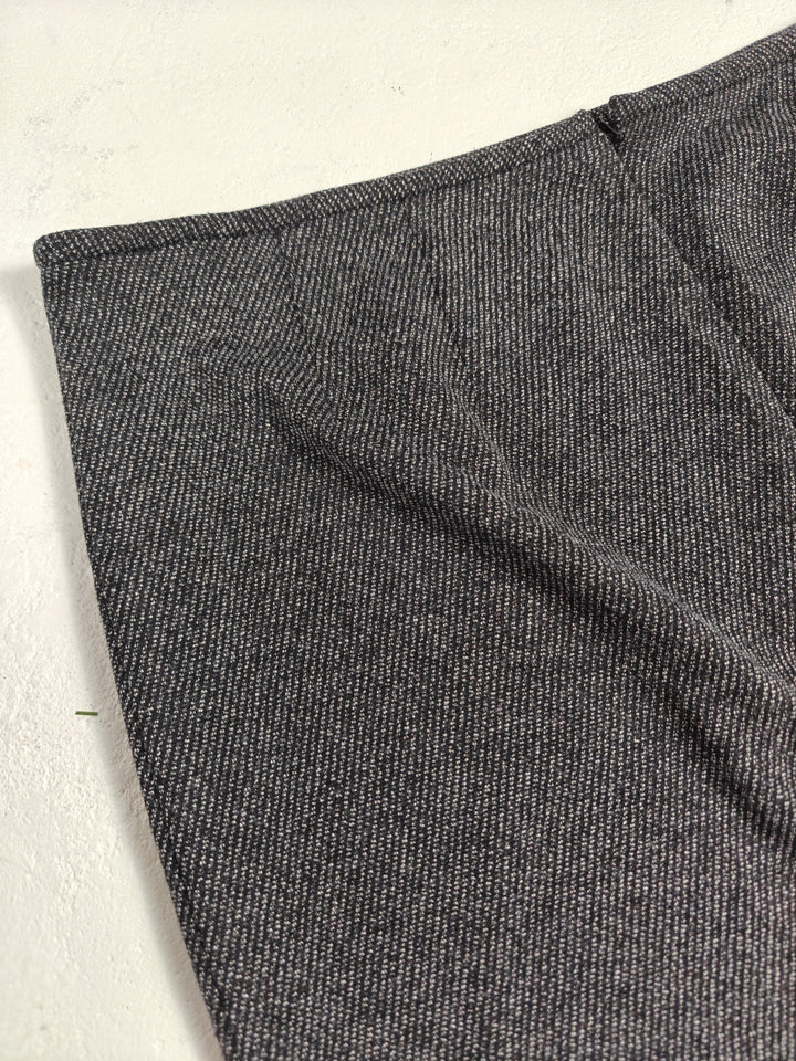 Womens Calvin Klein Pencil Skirt Black Gray Size 14