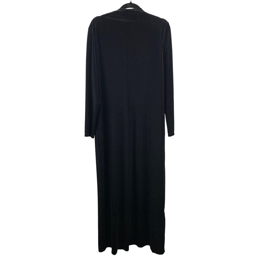 Women’s Jones New York Sport Black Long Velvet Dress Size 1X