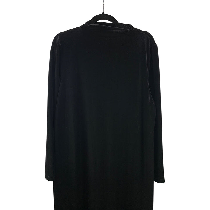 Women’s Jones New York Sport Black Long Velvet Dress Size 1X