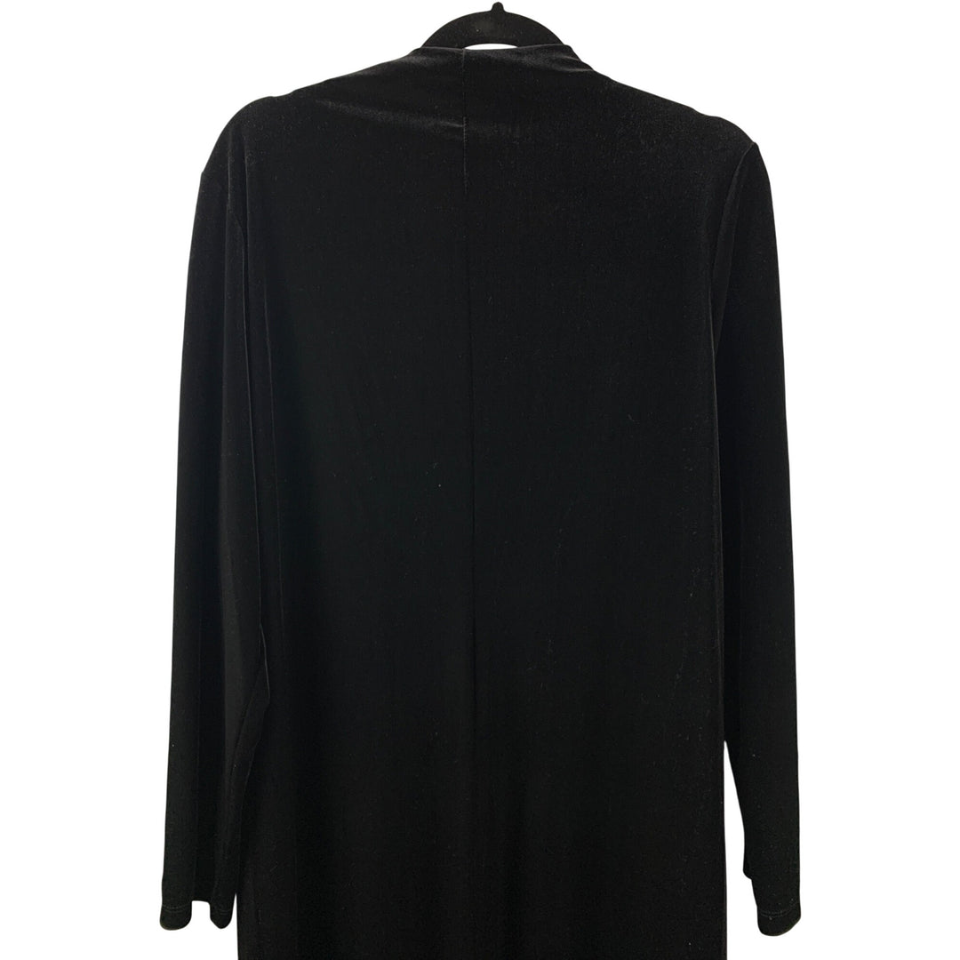 Women’s Jones New York Sport Black Long Velvet Dress Size 1X