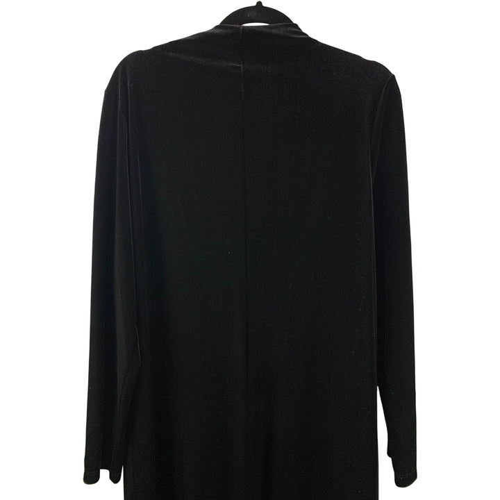 Women’s Jones New York Sport Black Long Velvet Dress Size 1X
