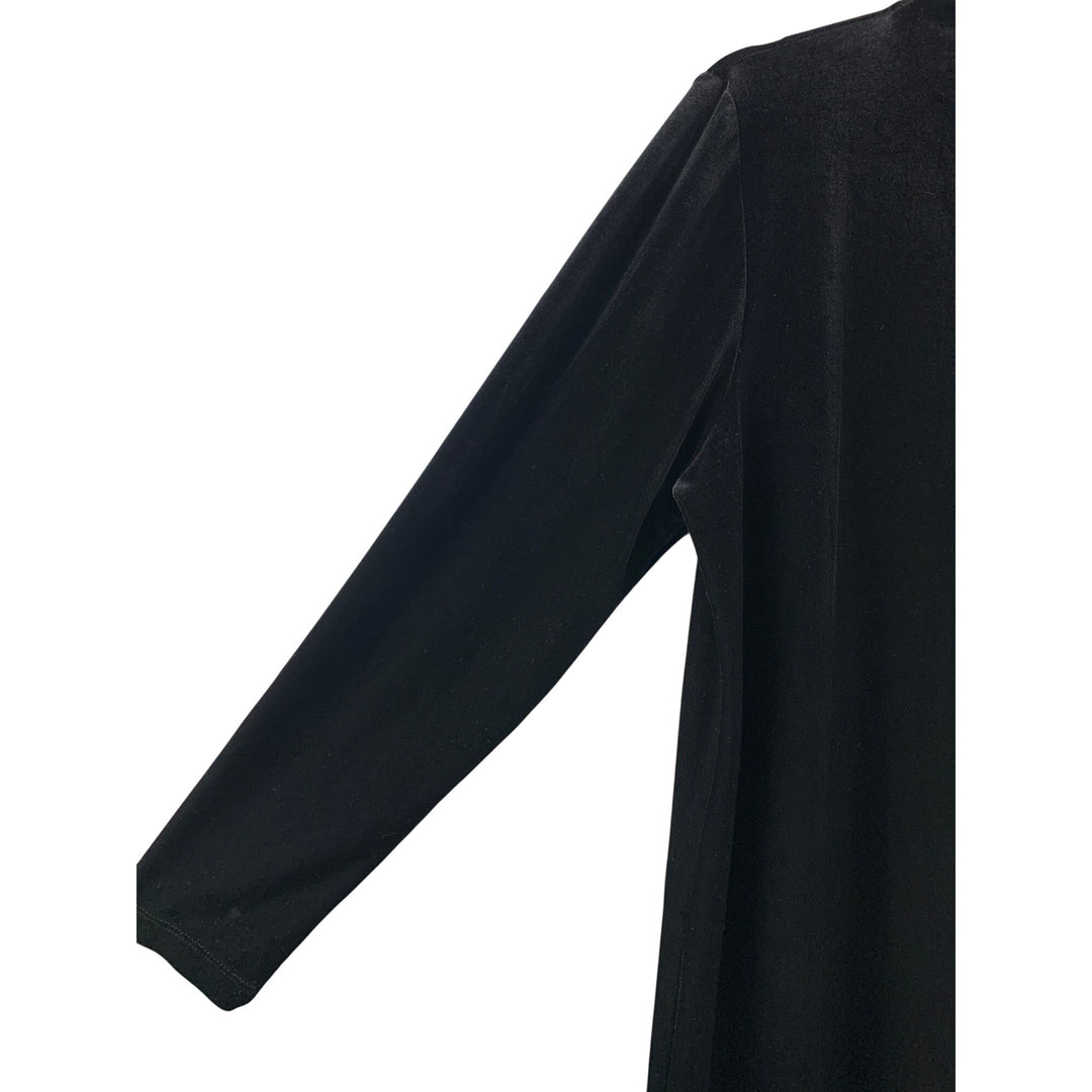 Women’s Jones New York Sport Black Long Velvet Dress Size 1X