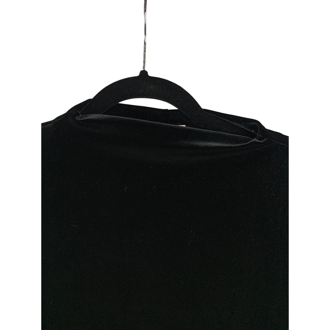 Women’s Jones New York Sport Black Long Velvet Dress Size 1X