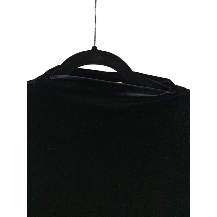 Women’s Jones New York Sport Black Long Velvet Dress Size 1X