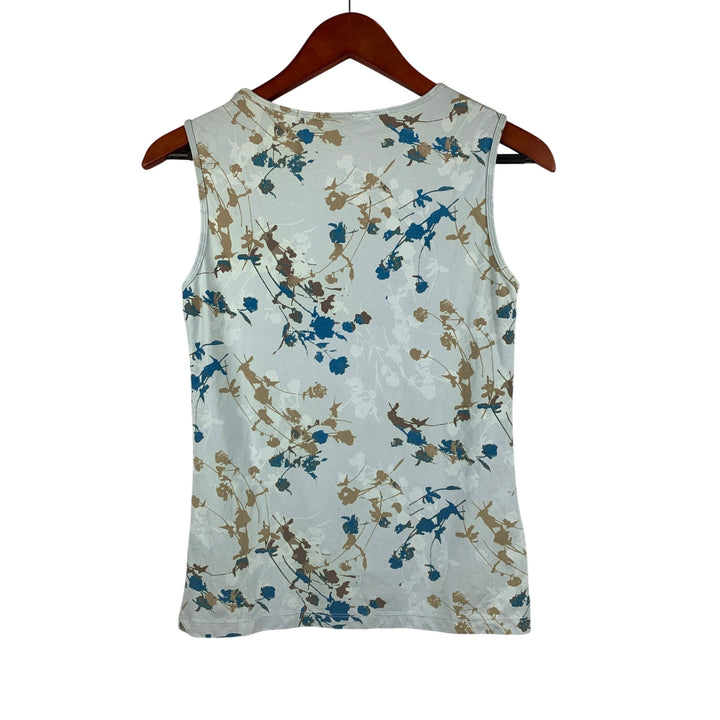 The Limited Womens Floral Sleeveless Top M Nylon Spandex