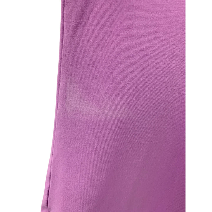 Susan Graver Womens Lavender Tank Top With Lace Trim Size L