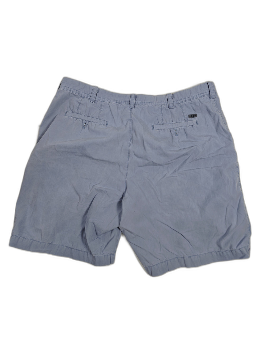 Mens IZOD Chino Shorts Blue Size 38