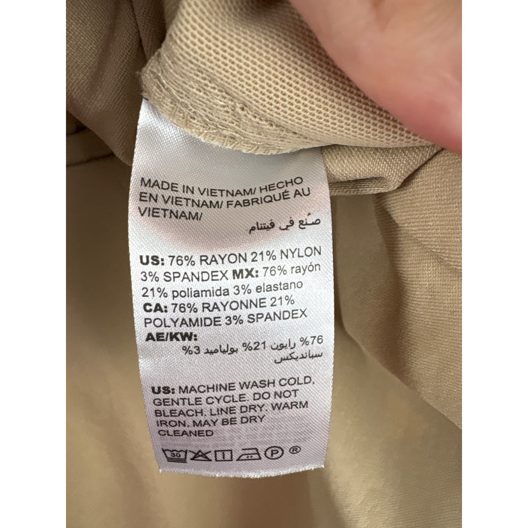 Chicos Womens Beige Ankle Pants Size 12