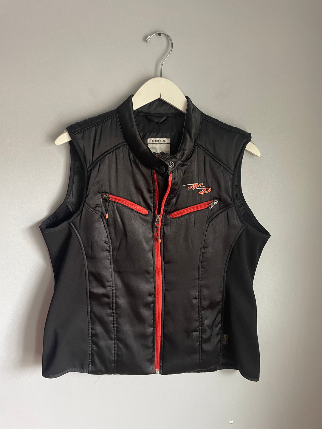 Harley Davidson Riding Gear Womens Insulated Thinsulate Vest Black Sz L
