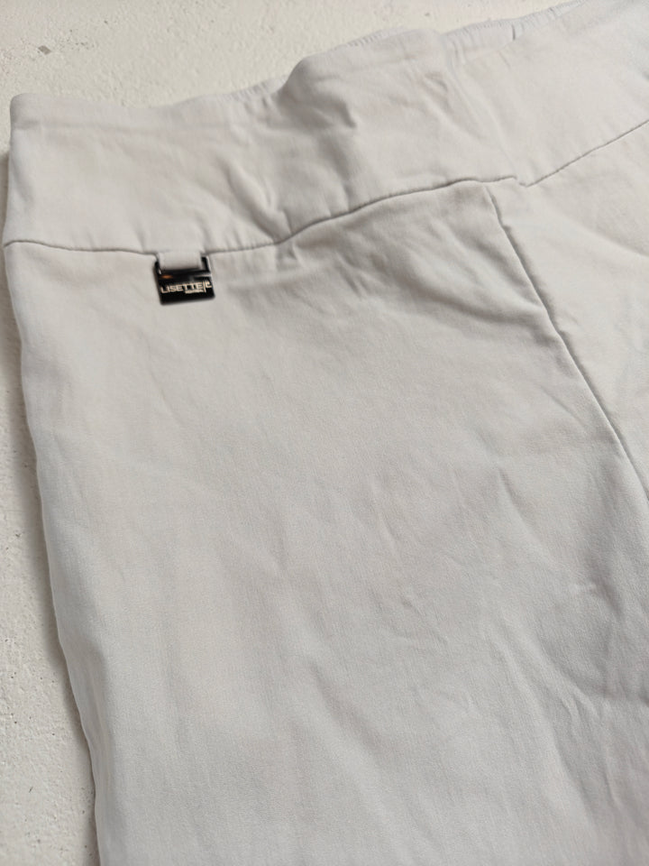 Womens Lisette L Straight Leg Pants White Size 8