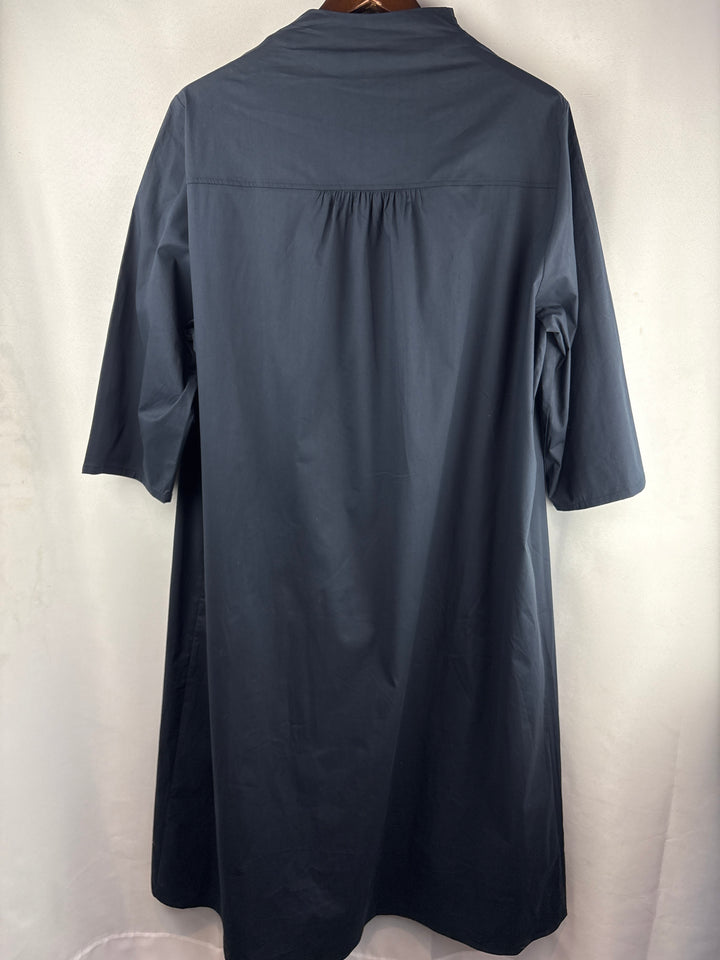 Women’s Pure Ulla Popken Size 20/22 Navy Cowel Wrap Tunic