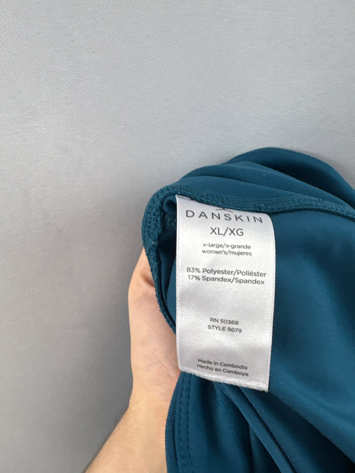 Women’s DanSkin XL Dark Teal Sports Leggings