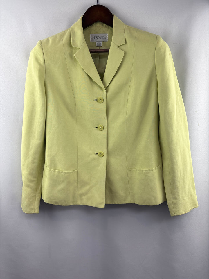 Women’s Casual Corner Annex Size 4 Pistachio Green Blazer