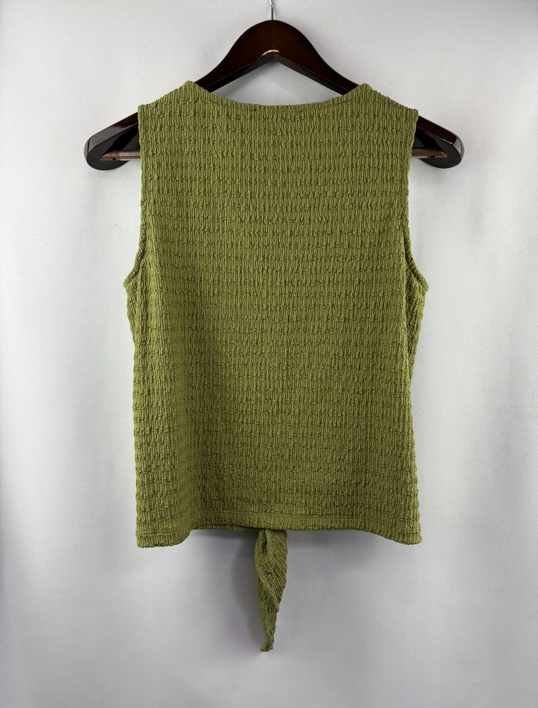 Women’s Sanctuary Small Olive Green Tank w/ Knot Tie