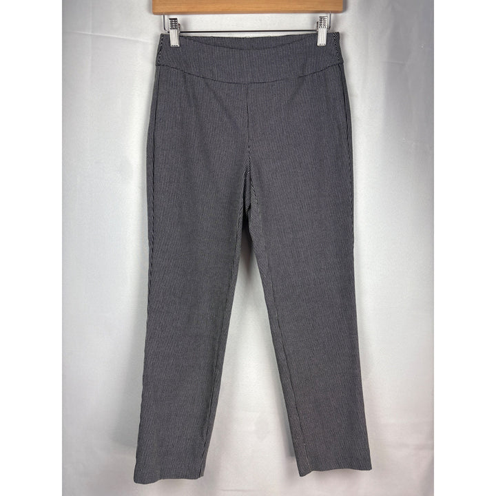 Tribal Womens Pinstriped Ankle Pants Size 4 Canada Rayon/Polyester/Nylon/Elastane
